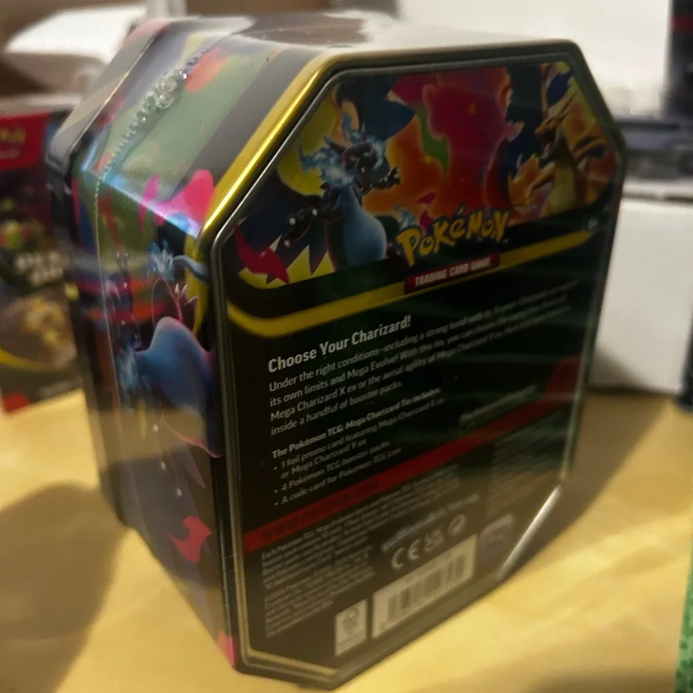 Trading Card Game‎ Tin - Black/Multicolor Mega Charizard X